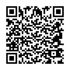 Código QR para número de telefone +2694743833