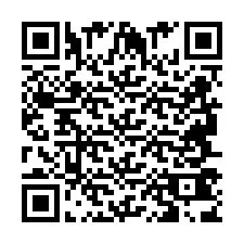 QR код за телефонен номер +2694743836