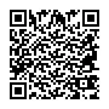 Código QR para número de telefone +2694743843