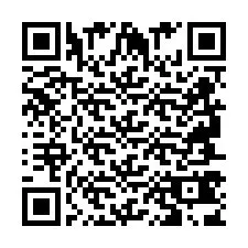 QR-code voor telefoonnummer +2694743848