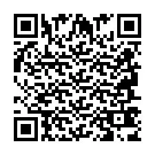 Código QR para número de telefone +2694743854