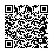 Código QR para número de teléfono +2694743876