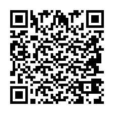 Codice QR per il numero di telefono +2694743886