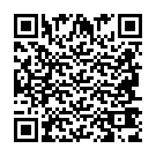 QR код за телефонен номер +2694743896