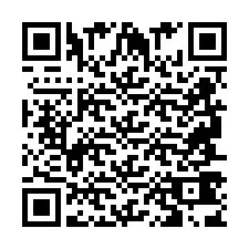 Código QR para número de teléfono +2694743899