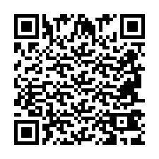 Código QR para número de teléfono +2694743917