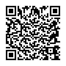 QR-code voor telefoonnummer +2694744001