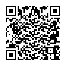 Código QR para número de teléfono +2694744003