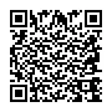 QR Code pour le numéro de téléphone +2694744008