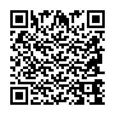 Código QR para número de teléfono +2694744009