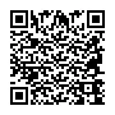 Codice QR per il numero di telefono +2694744023