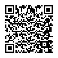 Código QR para número de teléfono +2694744029