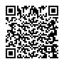 Código QR para número de telefone +2694744034