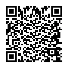 QR Code pour le numéro de téléphone +2694744036