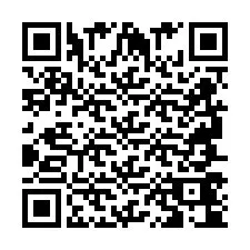 QR kód a telefonszámhoz +2694744038