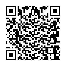 Codice QR per il numero di telefono +2694744042