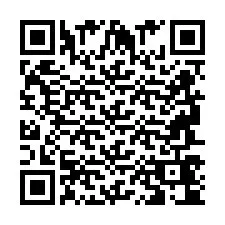 Código QR para número de teléfono +2694744055