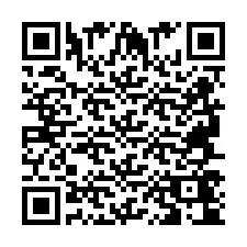 QR код за телефонен номер +2694744063