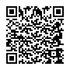 Código QR para número de telefone +2694744286