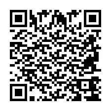 QR-код для номера телефона +2694744307