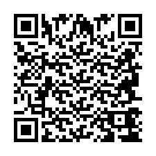 QR-код для номера телефона +2694744312