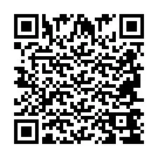 Código QR para número de teléfono +2694744327