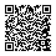 Kode QR untuk nomor Telepon +2694744333