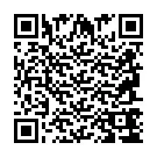 QR-код для номера телефона +2694744341