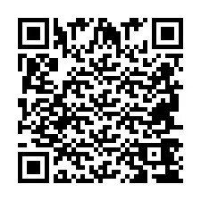 Codice QR per il numero di telefono +2694744397