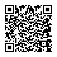 Codice QR per il numero di telefono +2694744408