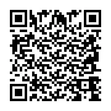 Código QR para número de telefone +2694744484