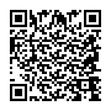 Código QR para número de teléfono +2694744499