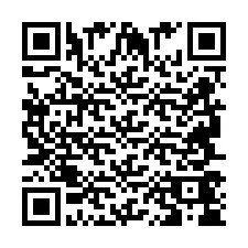 QR Code pour le numéro de téléphone +2694744636