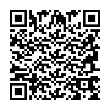 QR код за телефонен номер +2694765410