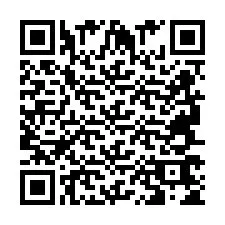 QR-code voor telefoonnummer +2694765433