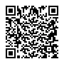 Codice QR per il numero di telefono +2694765455