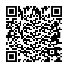 Código QR para número de teléfono +2694765497