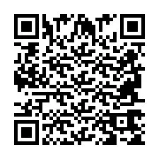 Codice QR per il numero di telefono +2694765587