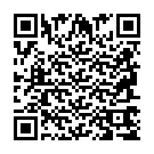 Codice QR per il numero di telefono +2694765701