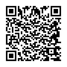 Código QR para número de teléfono +2694765722