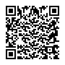 Código QR para número de teléfono +2694765801