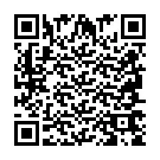 QR-code voor telefoonnummer +2694765838