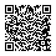 QR-код для номера телефона +2694766077