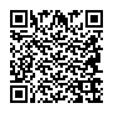 Codice QR per il numero di telefono +2694766162
