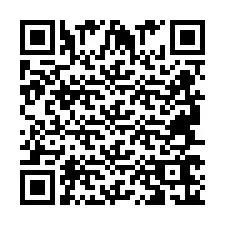 Codice QR per il numero di telefono +2694766163