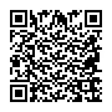 QR-code voor telefoonnummer +2694766167