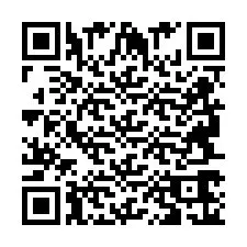 Código QR para número de teléfono +2694766182