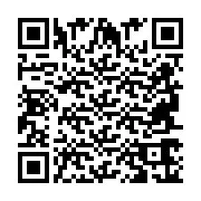 QR-код для номера телефона +2694766187