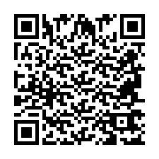 Código QR para número de telefone +2694767127