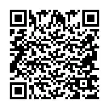 Código QR para número de teléfono +2694767277